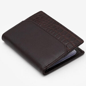 Contrast Pattern Wallet for Men