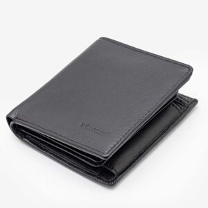 Leather Book Fold Wallet for Men